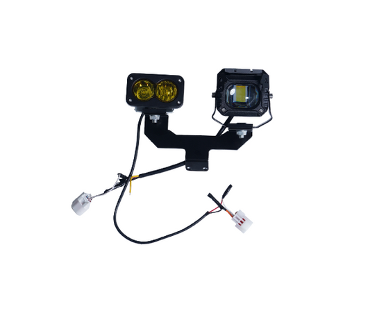Cobra Headlight Assembly (Yellow & White Combo)